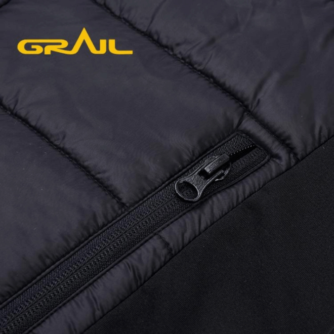 China factory fashion long sleeve taffeta customized winter women's hybrid down jacket - Image 3