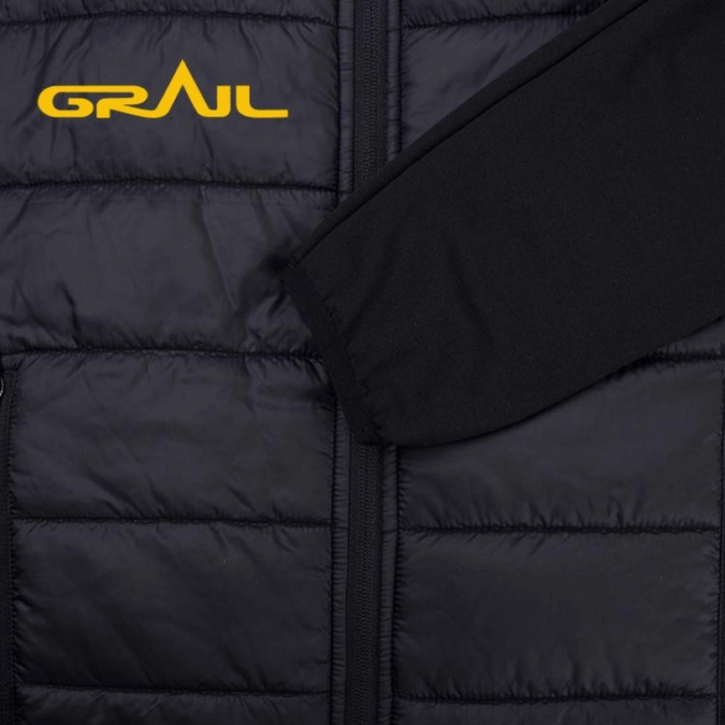 China factory fashion long sleeve taffeta customized winter women's hybrid down jacket - Image 4
