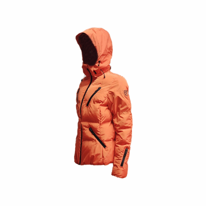 Windproof thick snow winter ski jacket women - Image 3