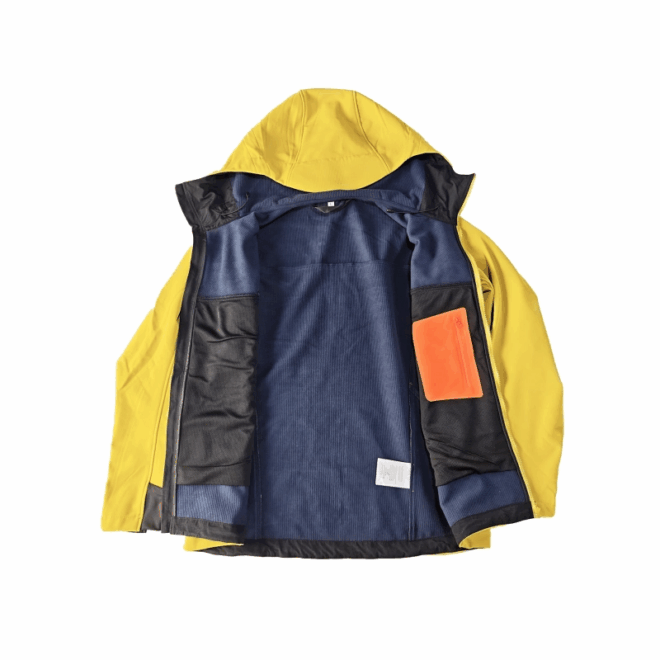 Outdoor Windproof Water-Resistant Softshell Jacket for Hiking Climbing Trekking - Image 5
