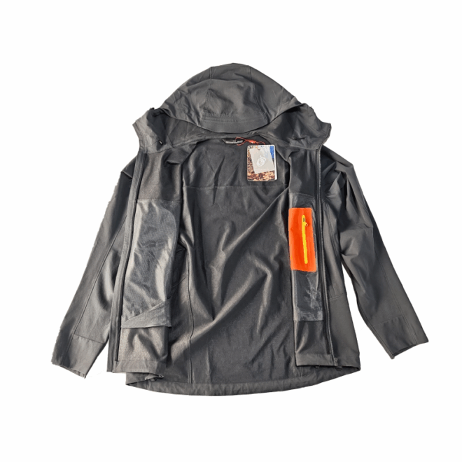 OEM Men's Softshell Jacket - Windproof & Water-Resistant Outdoor Jacket for Hiking, Climbing - Image 5