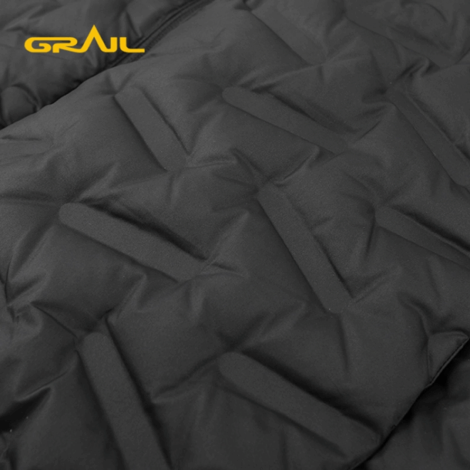 Outside hiking seamless welded thermoball packable men thick down coat - Image 5