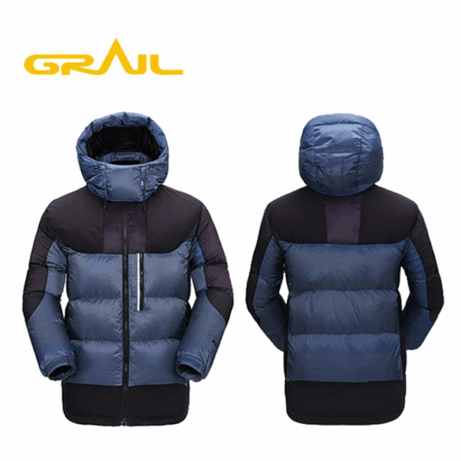 China manufacturer latest design fashionable thick shiny winter duck down jacket for men - Image 5