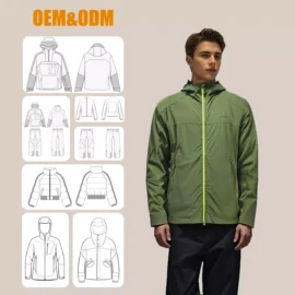 Custom summer water repellent hiking man jacket