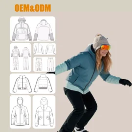 Winter Skiing Performance Insulated Coat Women Ski Jacket
