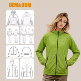 Custom summer water repellent winproof windbreaker women jacket