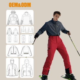 Waterproof windproof Ski pants men Winter pants