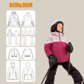 Winter Skiing Performance Insulated Coat Kids Ski Jacket