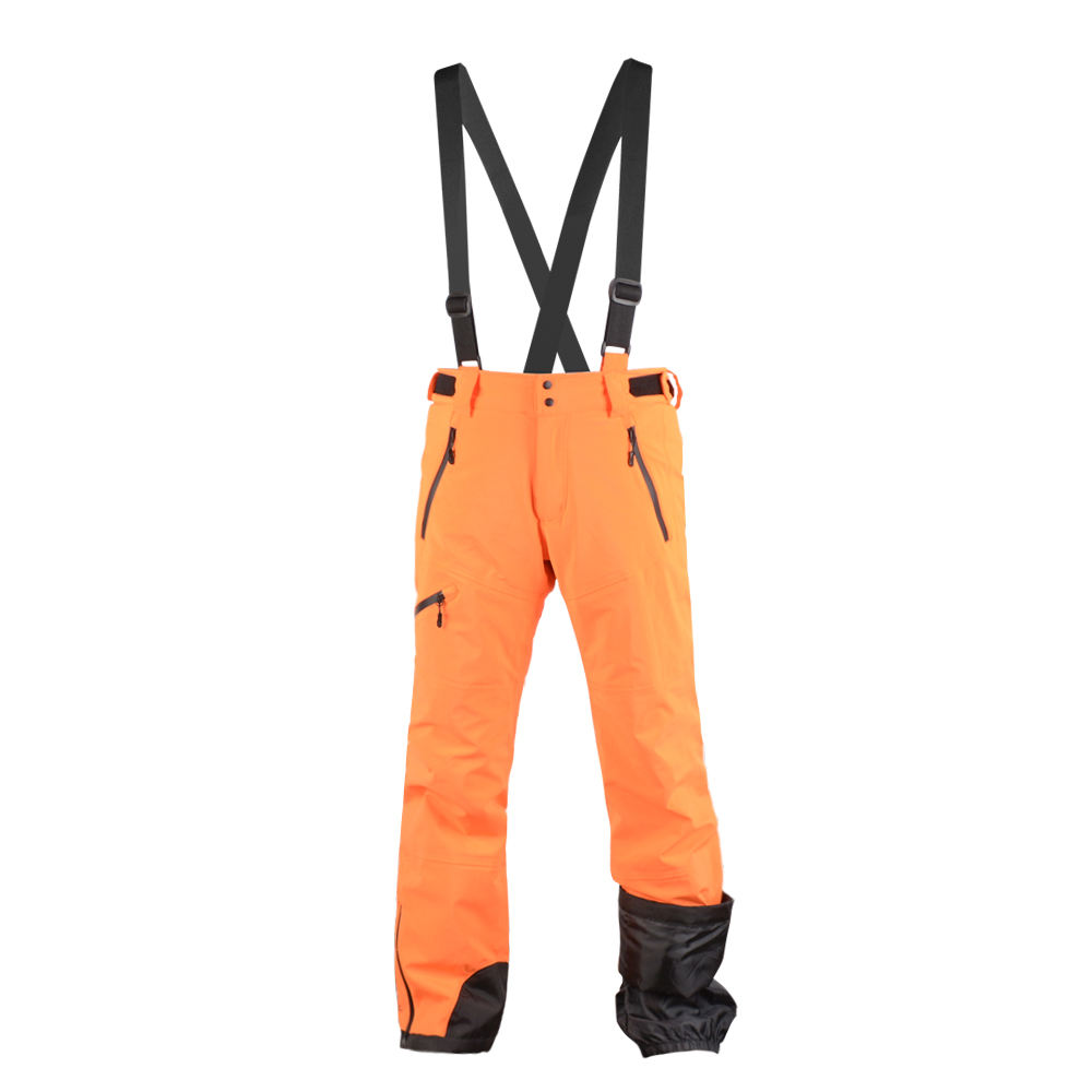 Customized plain color snow clothes ski pants winter waterproof men - Image 3