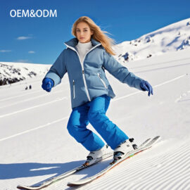 Professional Grade Women’s Ski Jacket – OEM Waterproof Windproof Thermal Insulated for Extreme Winter