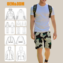Camouflage Custom Men’s Outdoor Shorts – Quick-Dry Sports Running Shorts