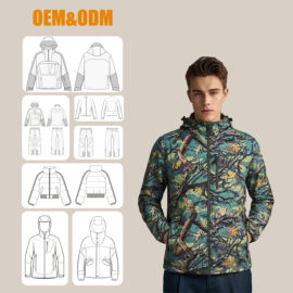 Outdoor softjacket Jacket Waterproof Hoodie Hiking Camping jacket