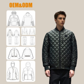 New Men’s Down Jacket – Waterproof Windproof Warm Winter Coat for Cold Weather OEM