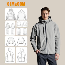 Custom Waterproof Windproof Thermal Ski Jacket for Men Winter Sports