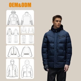 OEM Men’s Down Jacket – Windproof Insulated Puffer jacket for Winter